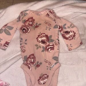 Floral Pink One Piece